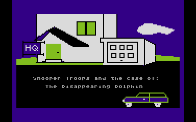 Snooper Troops - Case #2 - The Disappearing Dolphin atari screenshot